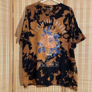 Chemistry Tie Dye T-Shirt Graphic Skulls Size‎ 2XL Positive Energy Time Is Now